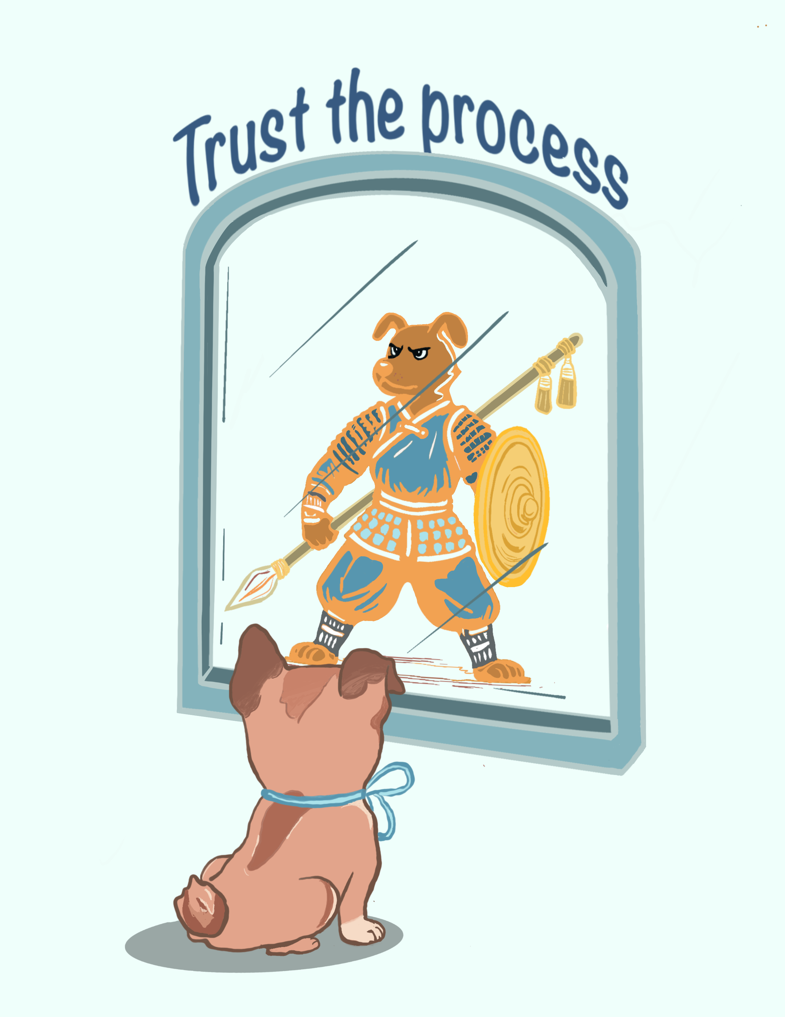 a person standing in front of a rock formation